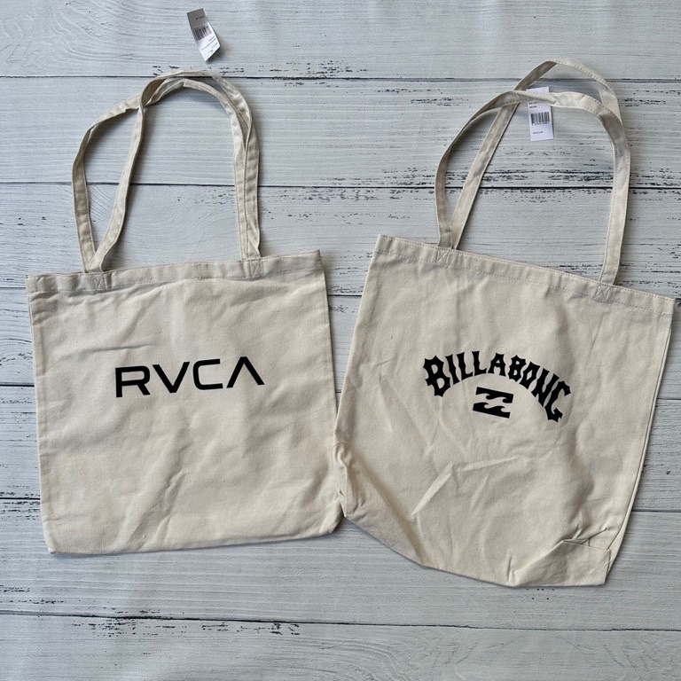 KODE I67A BILLABONG totebag tas belanja canvas tanpa zipper ORIGINAL 1