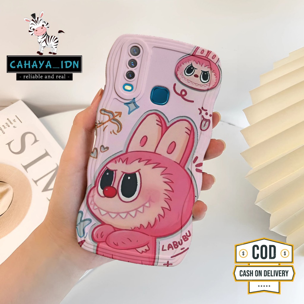 Softcase Gelombang untuk For Vivo Y12 / Y12i / Y15 / Y17 / Y12S / Y20 / Y20S  Case Casing Ponsel hp 