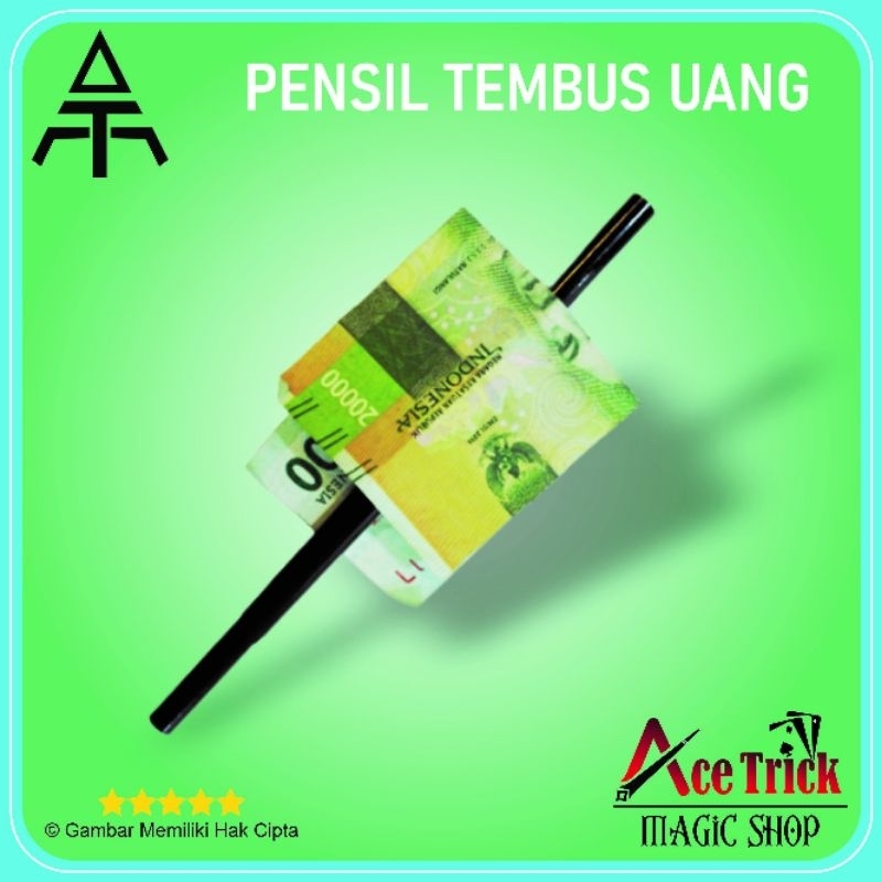 Pensil Sulap Tembus Uang - Alat Sulap