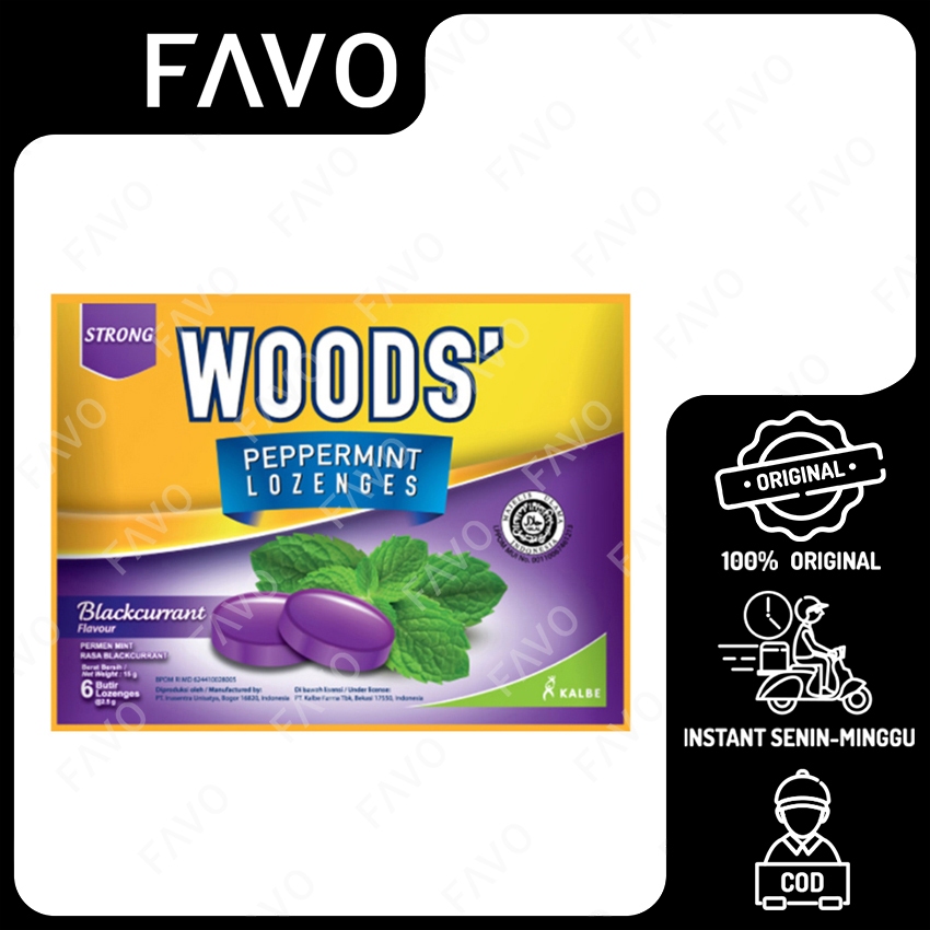 

Woods Permen Pereda Tenggorokan Rasa Blackcurrant - 6 Pcs