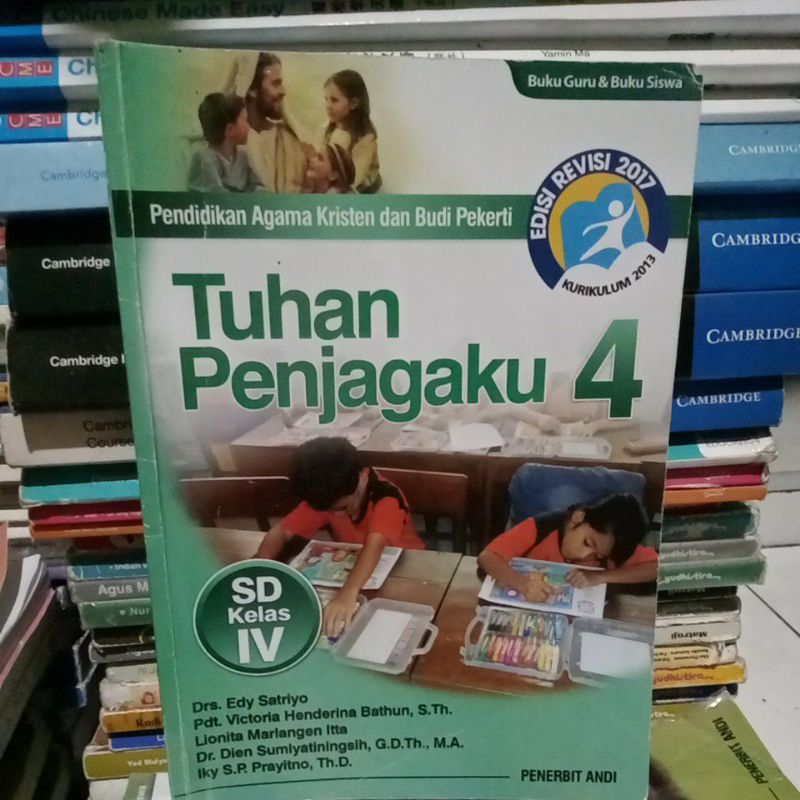 buku agama kristen dan Budi pekerti kelas 4