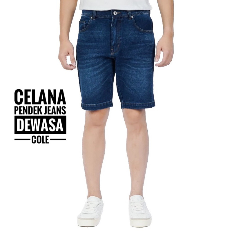 CELANA PENDEK JEANS DEWASA / CELANA PENDEK JEANS PRIA / CELPEN JEANS DEWASA