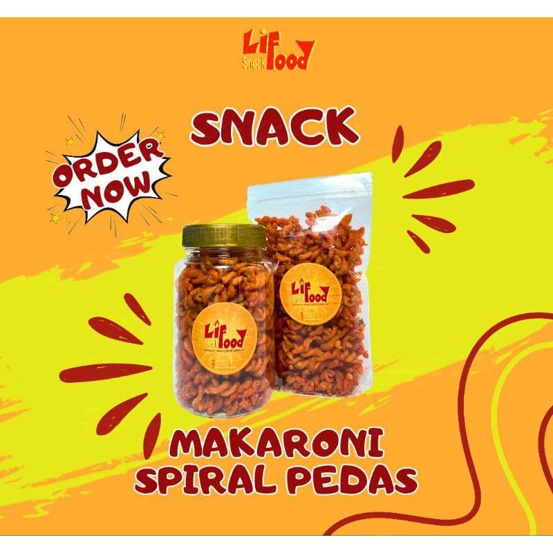 

Makaroni Spiral Pedas - 70 gram, 1/4 kg - Rasakan Nikmatnya - lifood_id