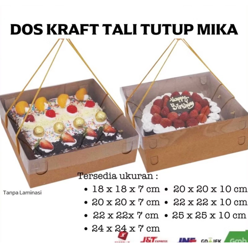 

kotak bolu kraf ‘tali’