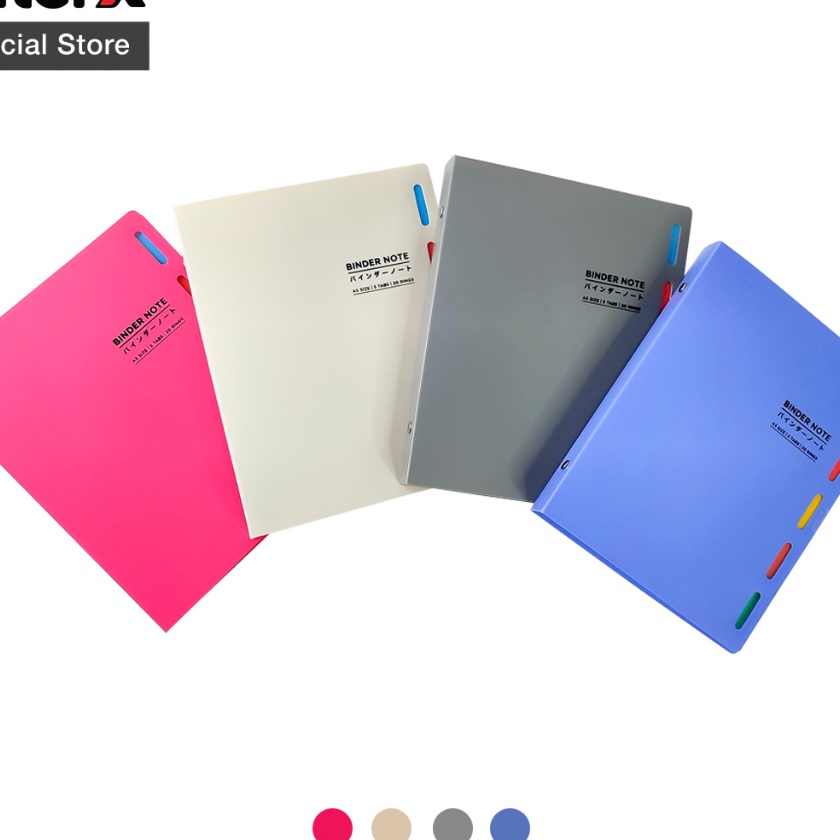 

Pilihan InterX Binder Note A5 Seri Pastel