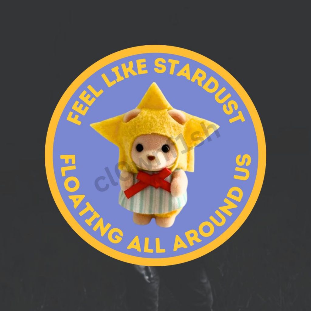 

Feel Like Stardust Zayn Malik Sylvanian Families Sticker (Stardust - Room Under the Stairs)