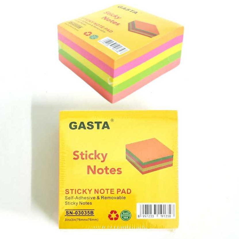 

Cashback Gasta Sticky Notes SN335B
