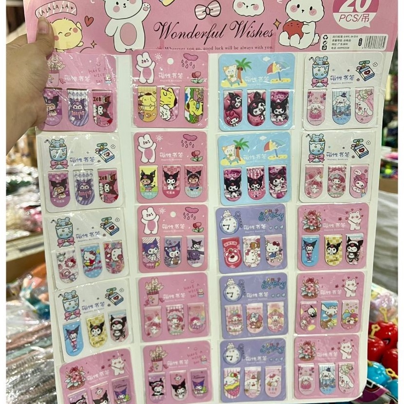 

Termurah ISI 6 PCS PEMBATAS BUKU MAGNET BOOKMARK MAGNET PEMBATAS BUKU