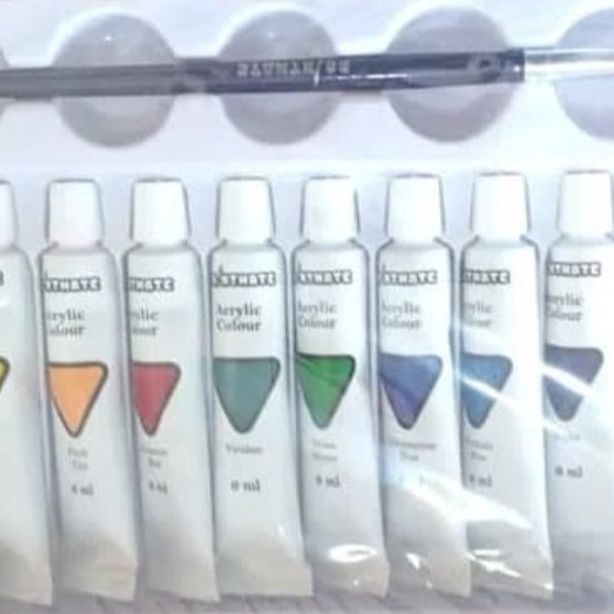 

Model Terbatas Paket Lukis kanvas 2x3paletkuascat akrilik
