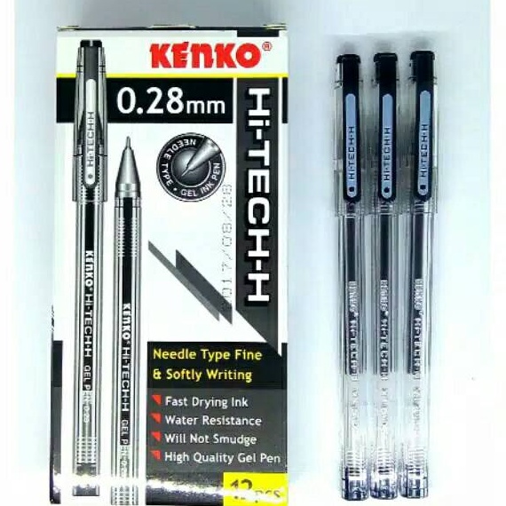 

CUCIGUDANG Pulpen Gel Kenko Hi TechH 28 Mm Per Pcs