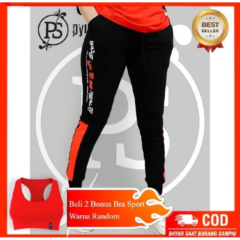 Pyur Sport Baju Senam Zumba Aerobic-Joger Panjang allsize dan jumbo