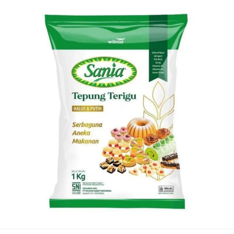 

tepung terigu Sania 1000g