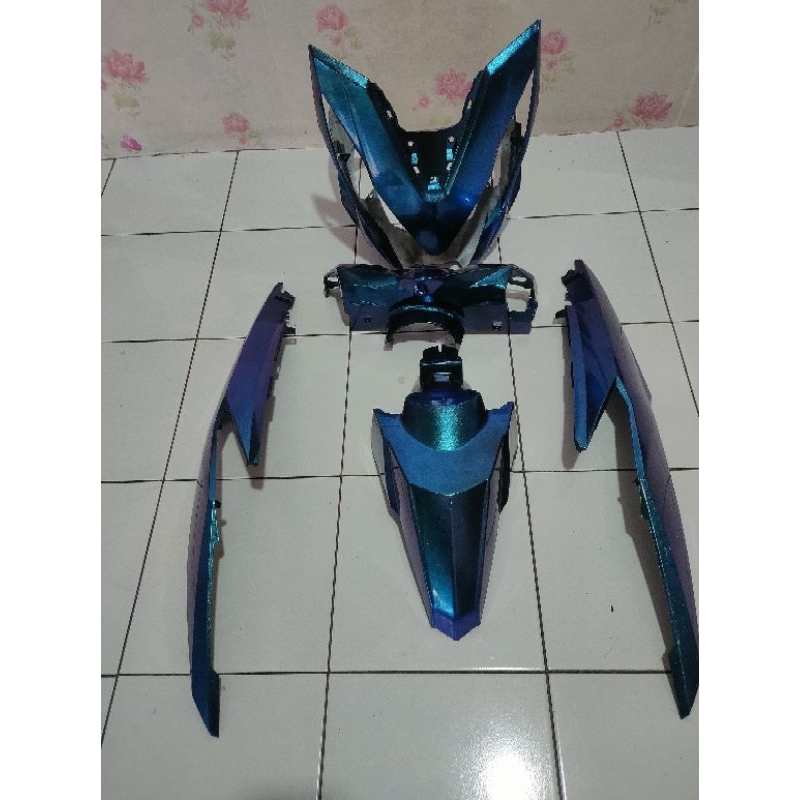 BODI HALUS HONDA BEAT NEW FI ESP ECO STREET 2017 HIJAU BUNGLON CUSTOM WARNA VARIASI