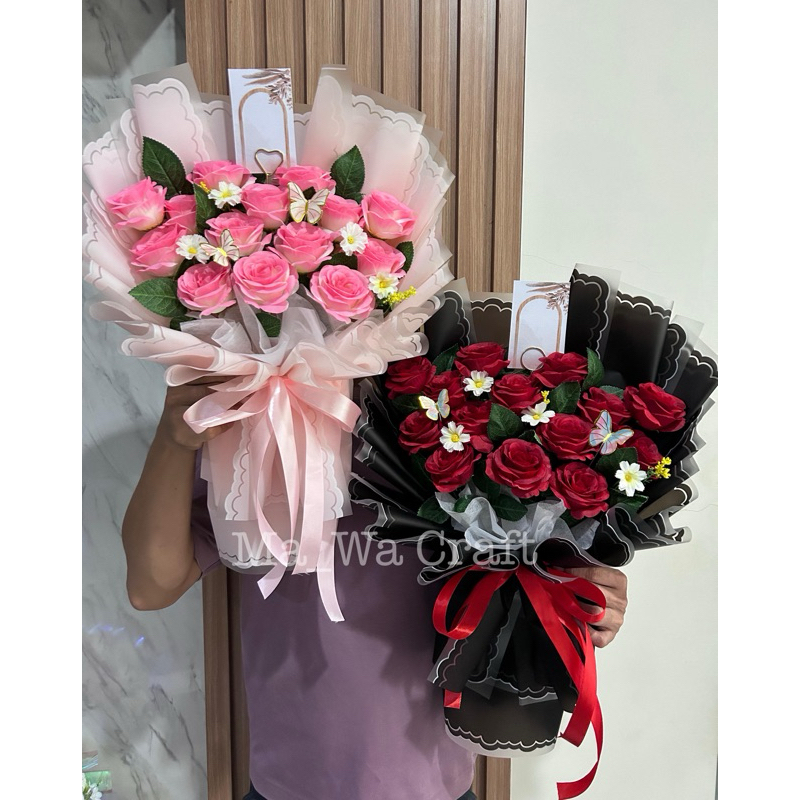 Buket bunga mawar l buket mawar viral l buket fyp l buket kiyowo l Jeni