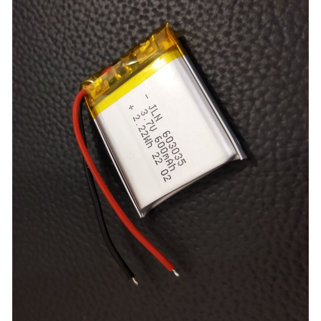 Baterai Lithium 3.7V 600mah