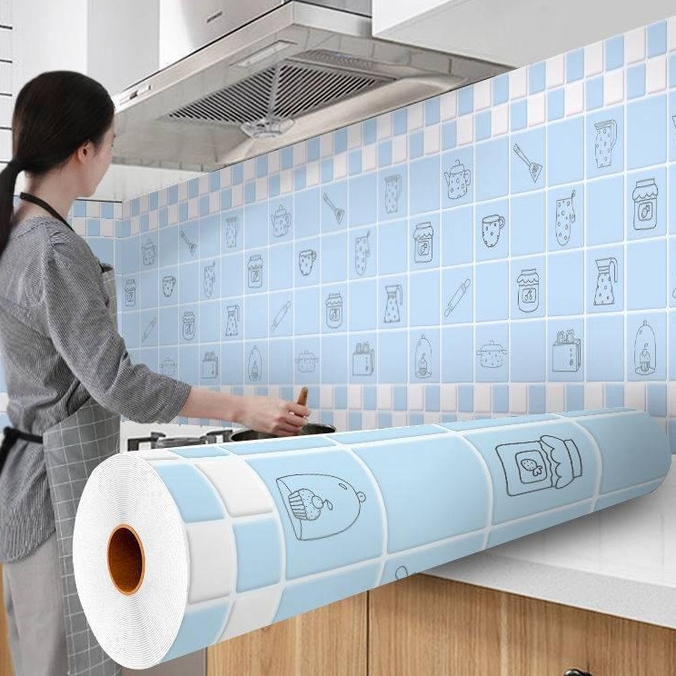 Promo Sekarang 6CM5CM Wallpaper Stiker Dinding 3D Walpaper Dapur Anti Minyak Dan Panas Kamar Mandi A