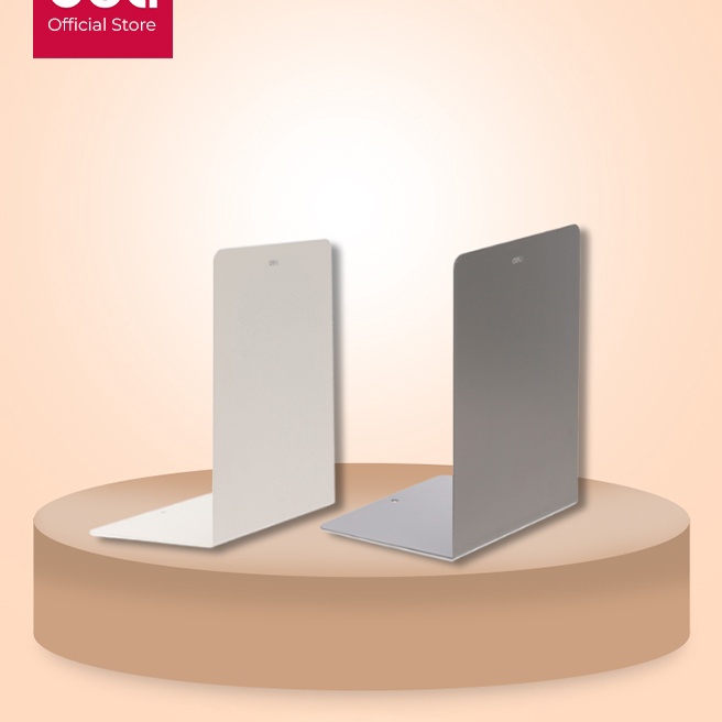 

Bonuskan Deli Penahan Buku Pembatas Buku Majalah 2pcsPack Bahan Metal Adjustable 7865