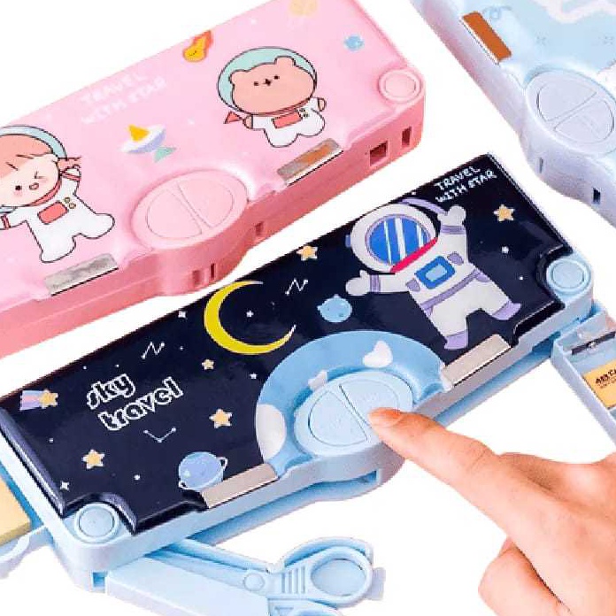 

PRODUCT TERPOPULER HM28 Kotak Pensil Mekanik Serbaa Tempat Kotak Pensil Multifungsi
