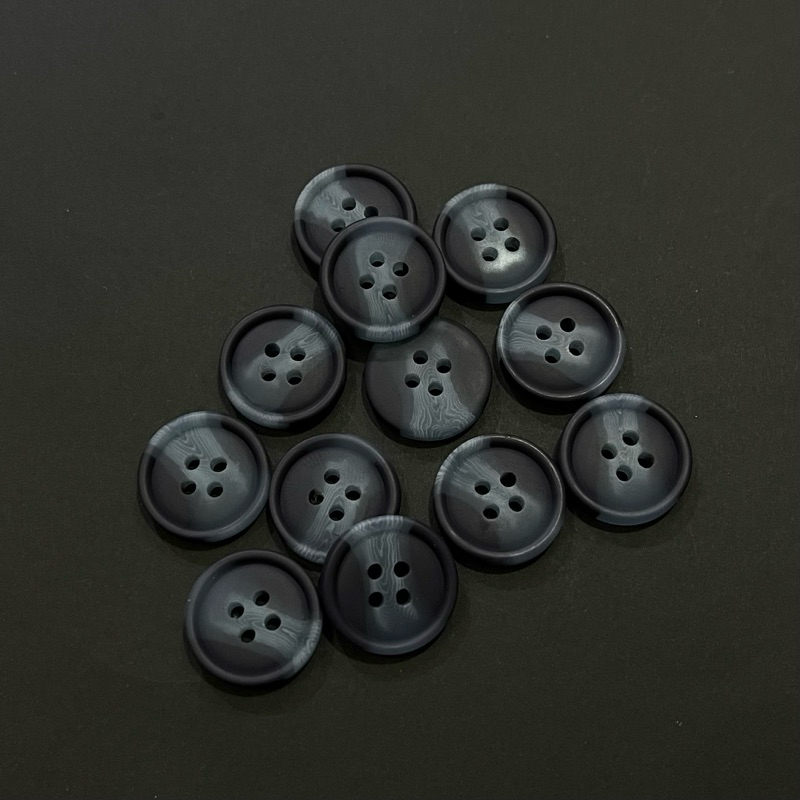 Kancing jas/baju/celana/motif belang/ukuran 32L/2cm/20mm @harga kancing per 12 butir