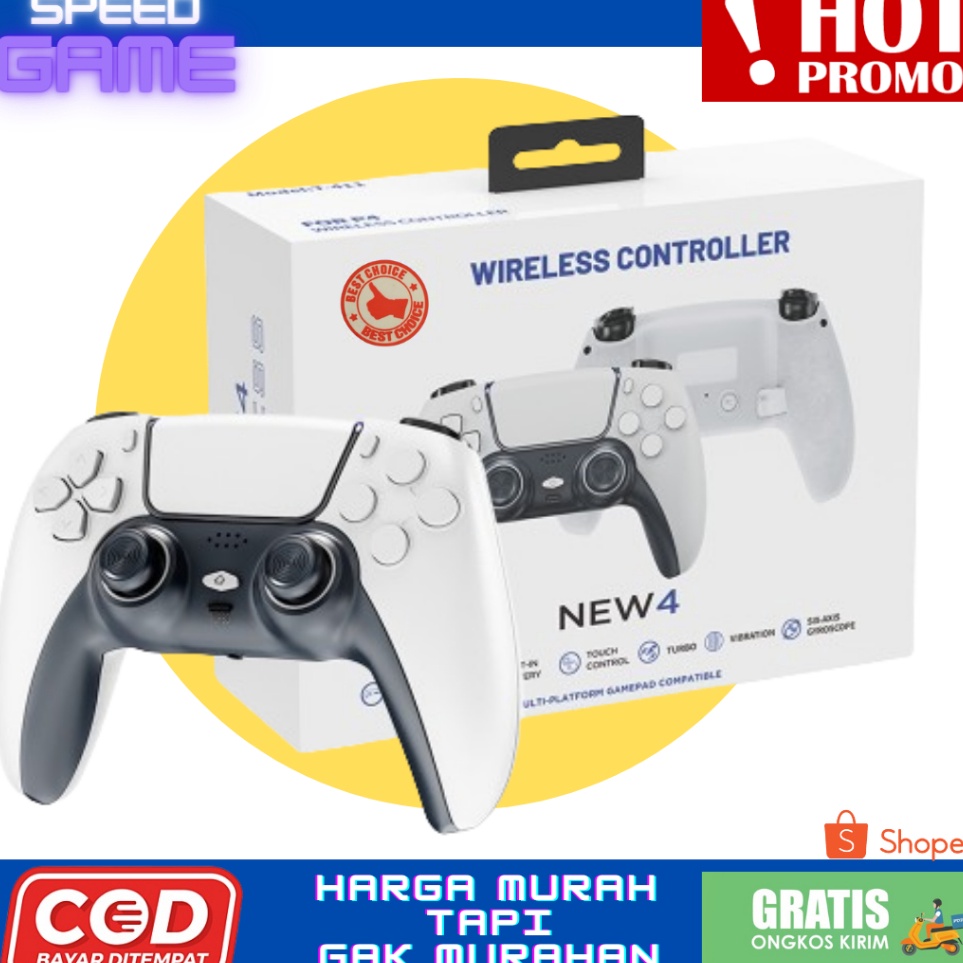 Stik Stick Gamepad PS DS4 4  kabel usb Charger Untuk PC LAPTOP HP ANDROID