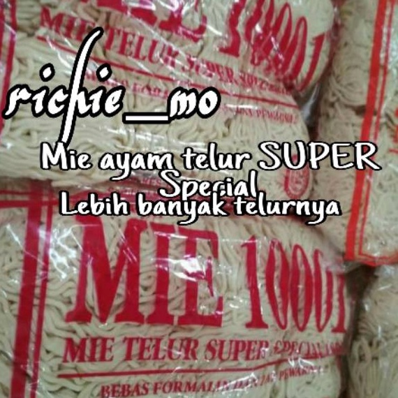 

SPECIAL Mie Ayam Mentah Telur 11 5gr
