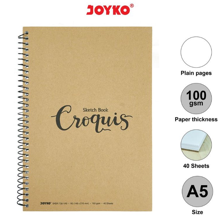 

Dijamin Asli Joyko SKBK76A5 Buku Sketsa Gambar Sketch Book