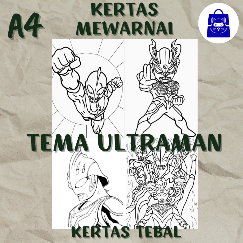 

KERTAS MEWARNAI TEMA ULTRAMAN