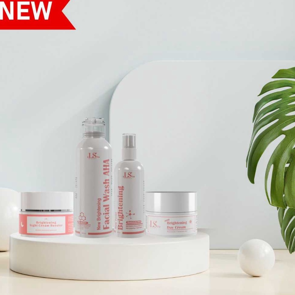 Big Discount LS SKINCARE Paket Brightening BASIC Paket Cream Pemutih Wajah Whitening Glowing Farma F