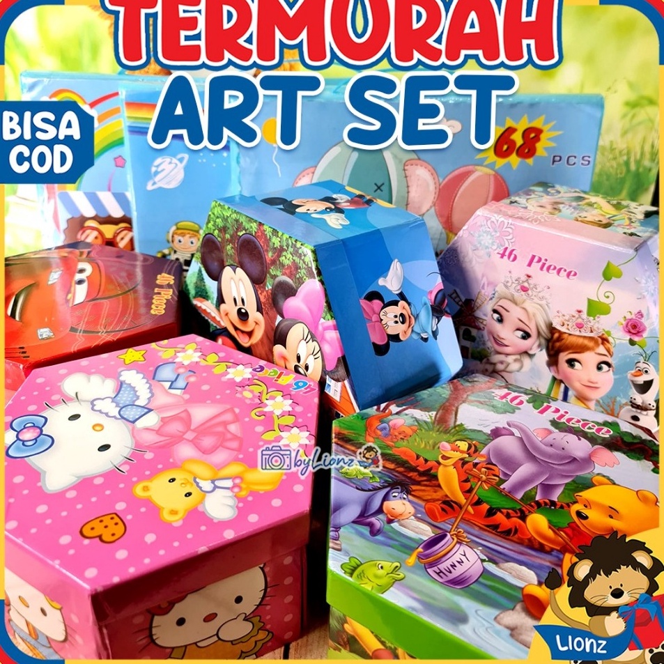 

Murah Belanja Art Set Drawing Crayon isi28pc15pc