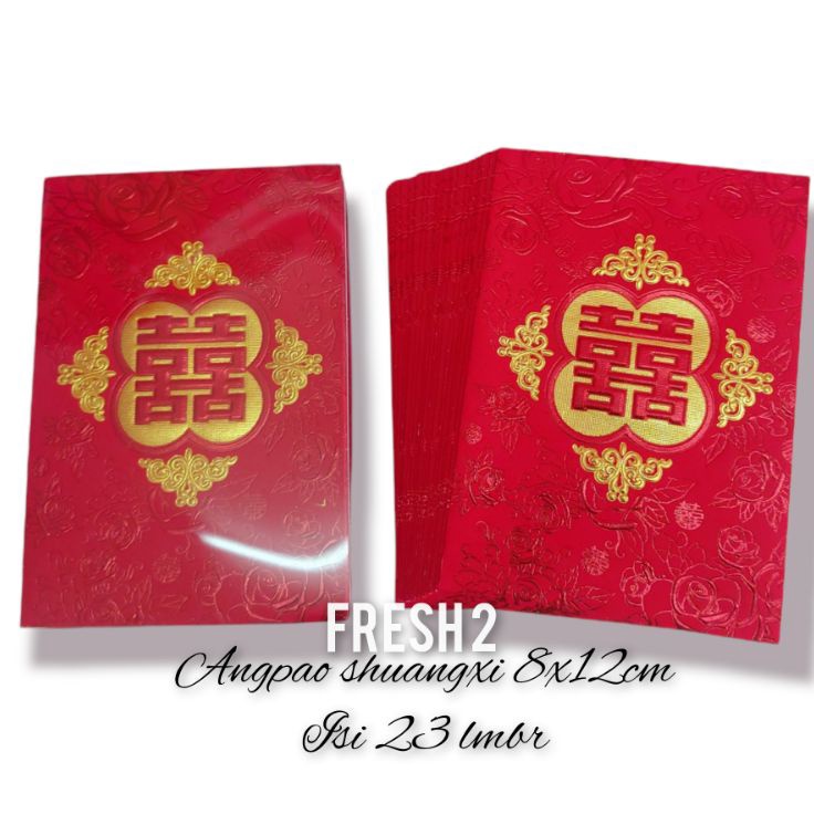 

KP8 angpao sangjit motif shuangxi angpao weddingamplop sangjit