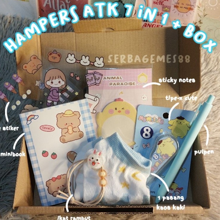 

Hot Product serbagemes88 SET ALAT TULIS 7 IN 1 LENGKAP HAMPERS KADO GIFT LEBARAN STATIONERY SET HADIAH LUCU WISUDA KADO ULANG TAHUN CEWEK HAMPERS MURAH GIFT BOX LUCU STATIONERY SET AESTHETIC PAKET ALAT TULIS PERALATAN SEKOLAH KADO