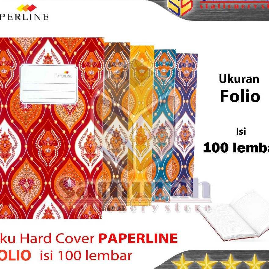 

HJ6 Buku Hard Cover PaperFolio isi 1 lembar Buku Akutansi PPL F4 Catatan laporan