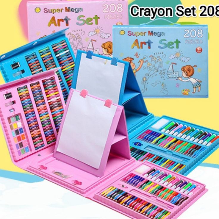 

Diminati ART SET 28 Pensil Warna Crayon Set 15pcsCrayon Mewarnai 15 Warna