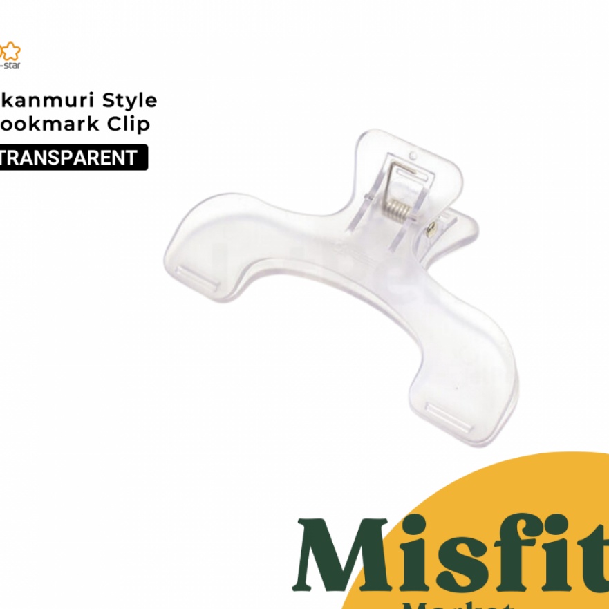 

Cashback Ukanmuri Style Bookmark Clip Pembatas Penjepit Buku