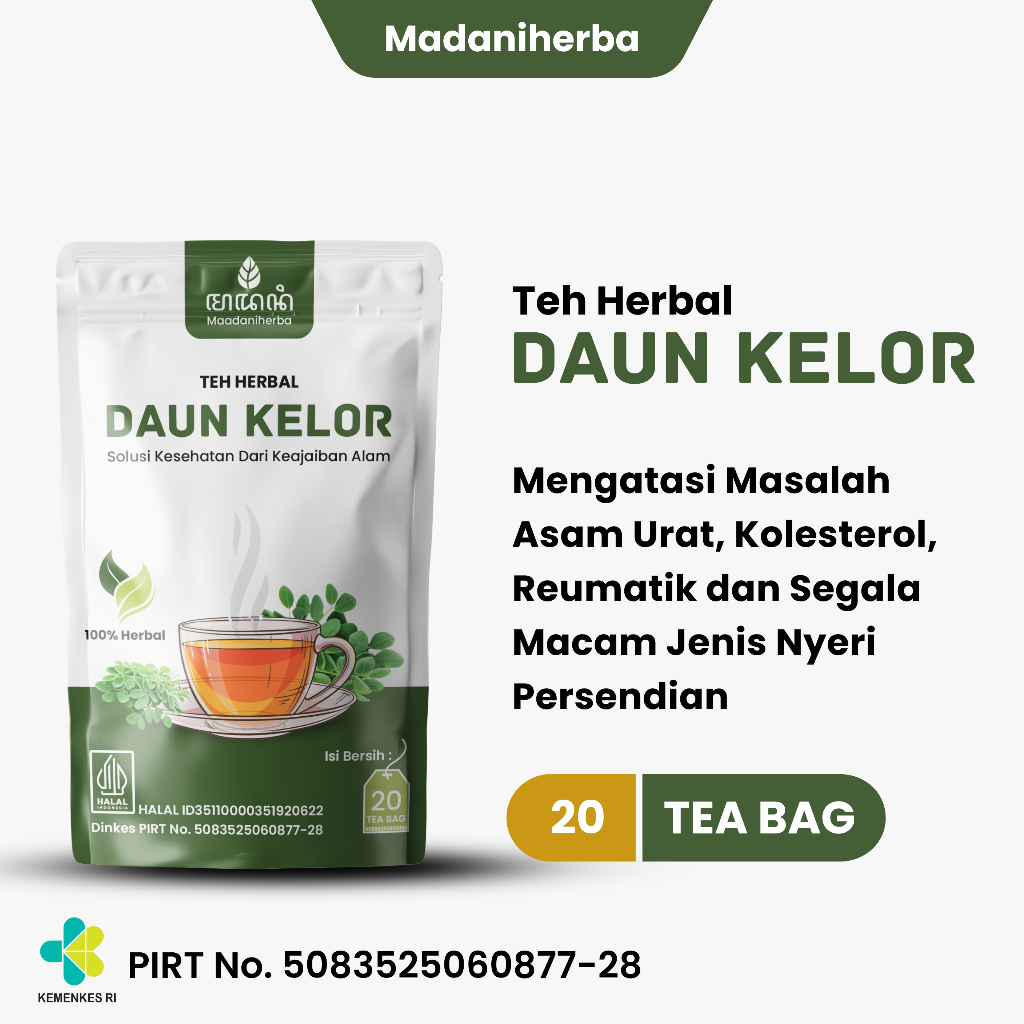 

Teh Daun Kelor Isi 20 Celup - BELI 2 FREE 1 - Mengatasi Masalah Kolesterol Asam Urat Nyeri Persendian Kesuburan Pria