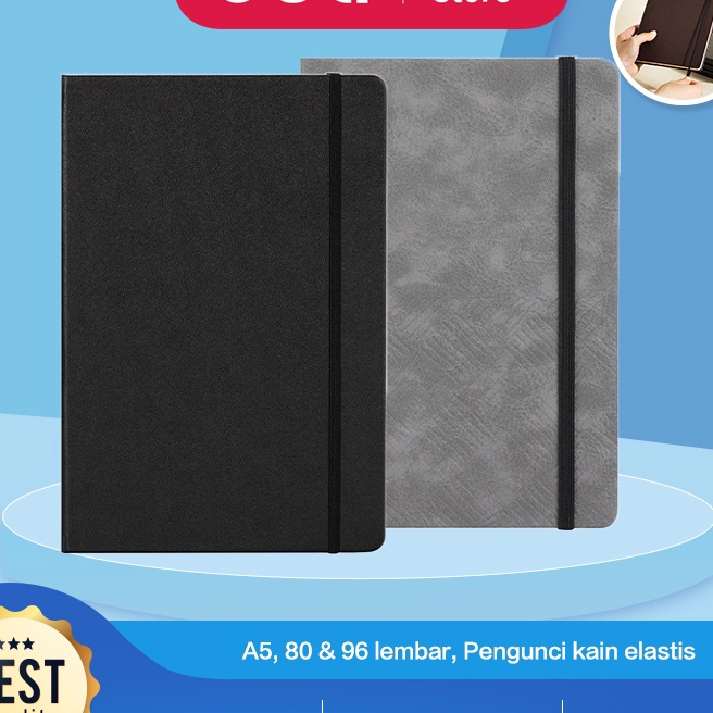 

Hemat Deli Leather Cover Notebook Buku Catatan Agenda Sampul Kulit A5 8 96 Lembar 7GSM Hard Cover EN111L EN12XL EN132L