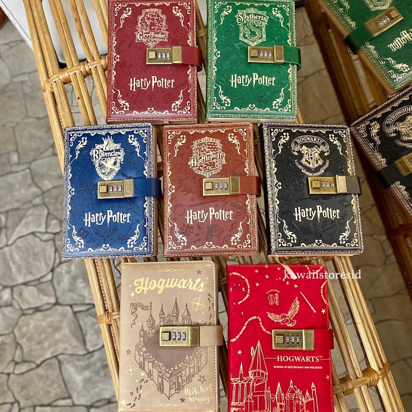 

KP8 Binder Kunci Password Haot Sandi Karakter Kartun Slytherin Ravenclaw Hufflepuff Hogwarts Alat Tulis Kes Binder Lucu Unik Hadiah Gift