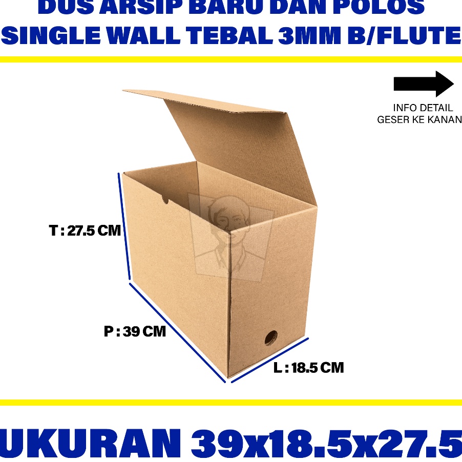 

CUCIGUDANG Dus Arsip Box File Kardus Dokumen 39x185x275