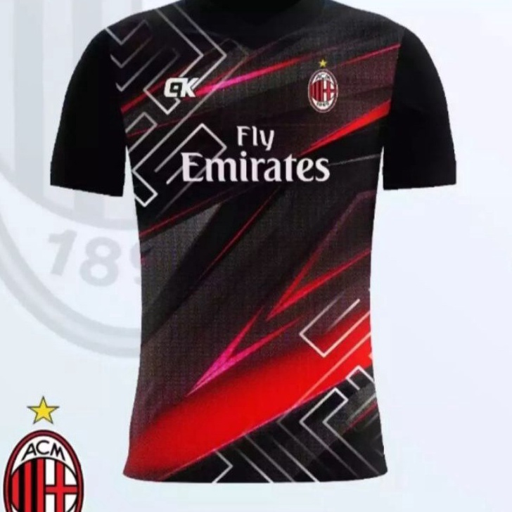 PROMO baju bola ac milan printing premium