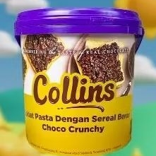 

(Palembang) Collins Choco Crunchy kemasan 1kg kemasan original, kemasan pabrikan /selai roti/ topping donat / collins