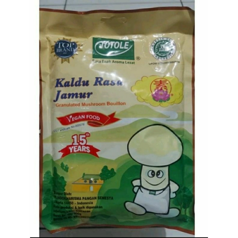 

Totole kaldu jamur 200 gram