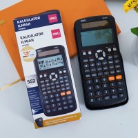 

Deli CD991ID Scientific Kalkulator 552 Fungsi Wrna Black