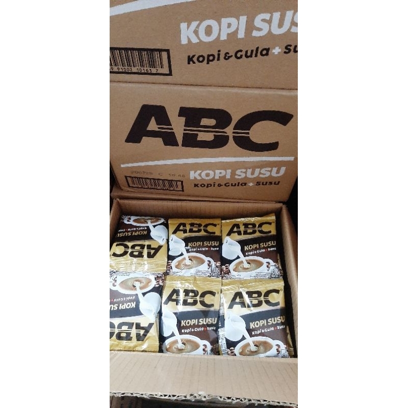 

ABC KOPI SUSU INSTAN 10 x30 gr RENCENG( HARGA/DUS)