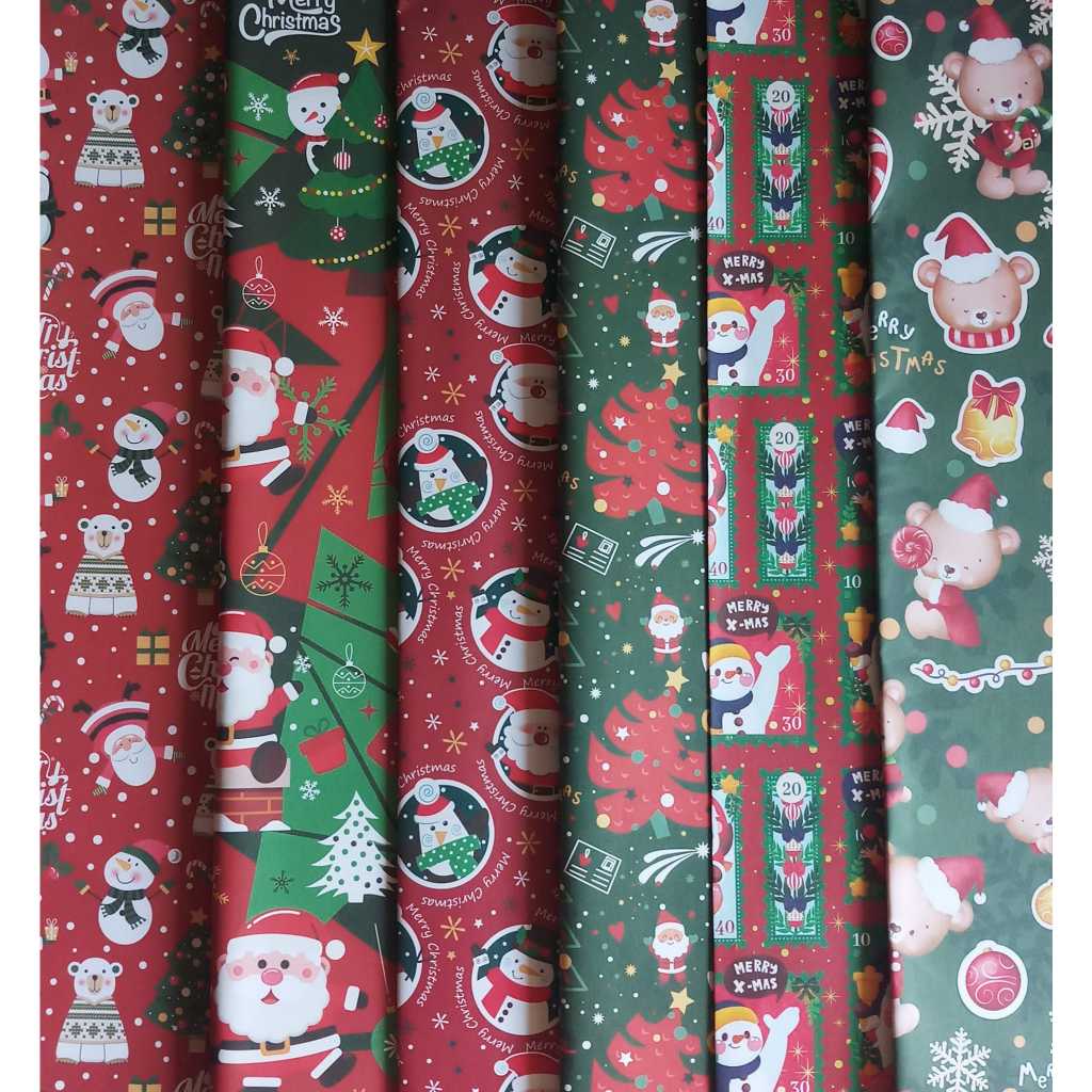 

Kertas Kado Natal Christmas Santa Claus