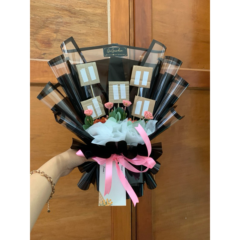 

Buket Kosongan isi tempel sendiri isi 5 slot