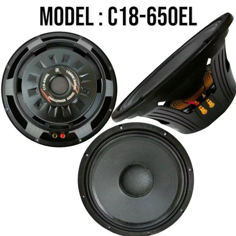 Komponen speaker P Audio C18 650EL / C18-650 EL