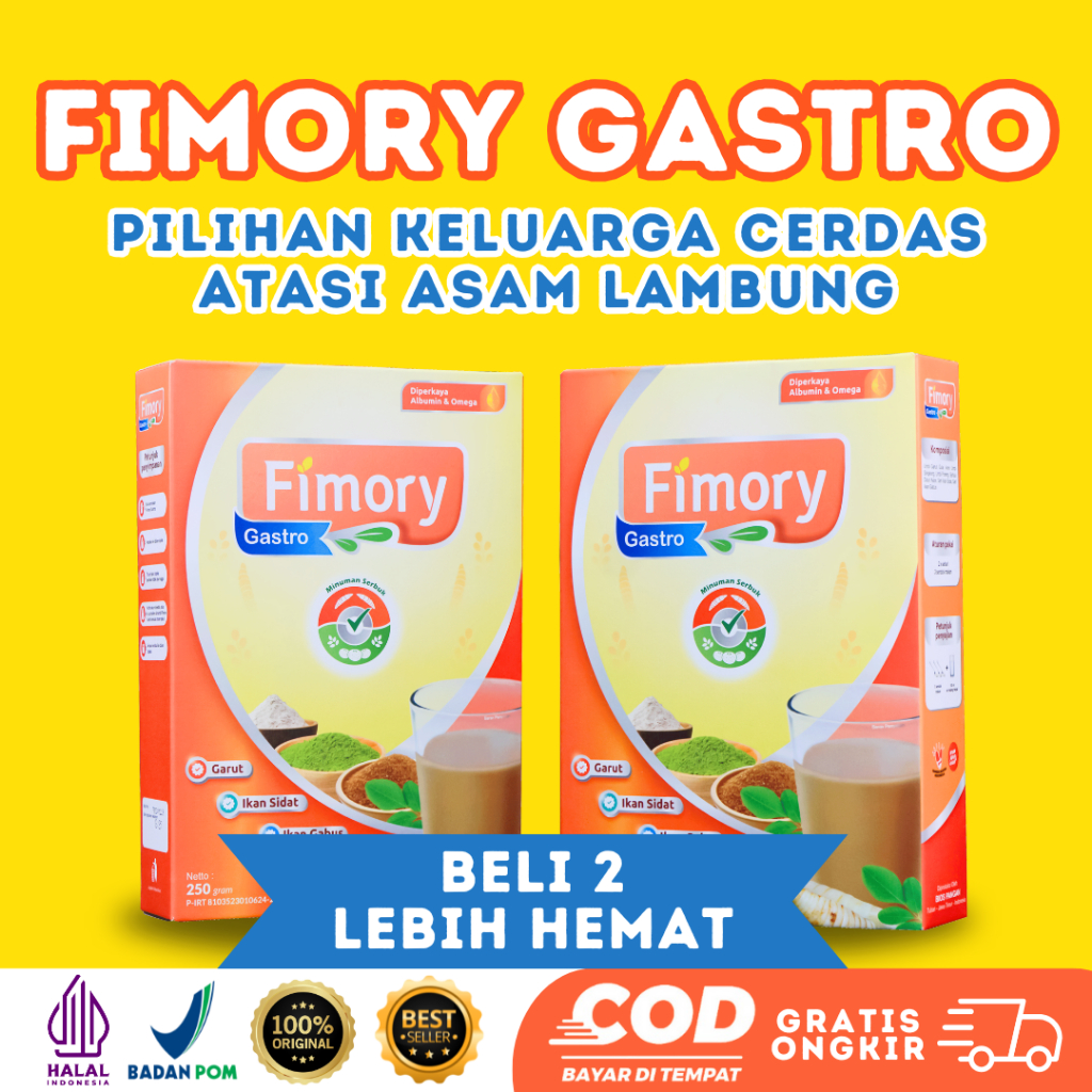 

Paket 2 Fimory Gastro 250gr - Mengatasi Asam Lambung Kronis