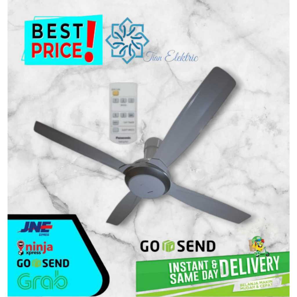 PANASONIC F-EY1420 Ceiling Fan 56 Inch 4 Blade (Remot)