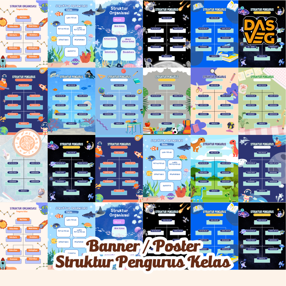 

Banner / Poster Struktur Pengurus Kelas