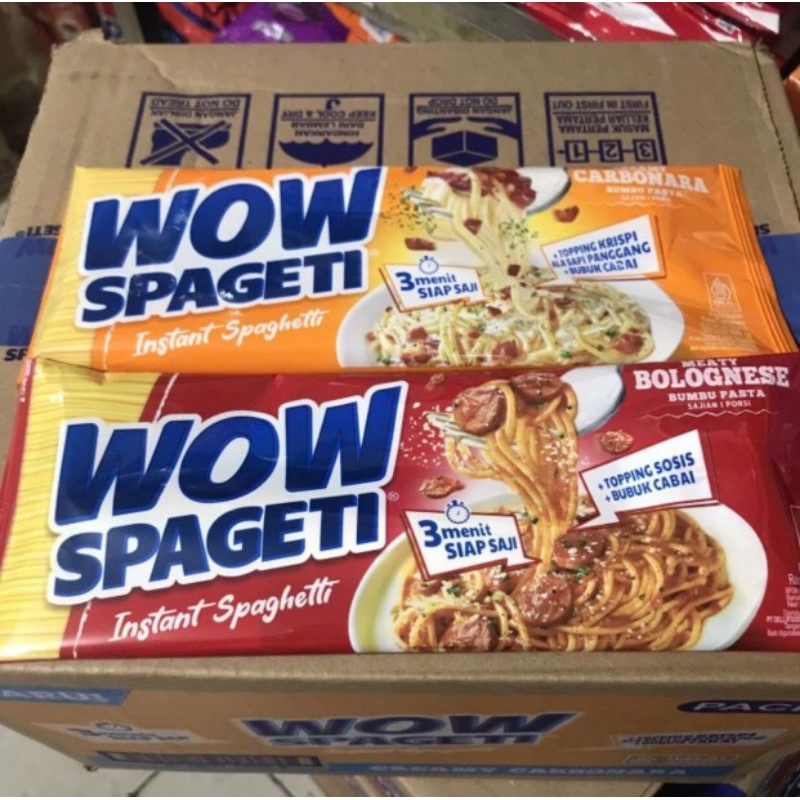 

Wow Spageti bolognese/ carbonara pcs